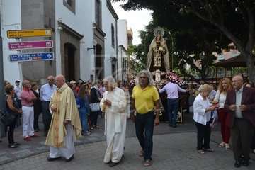 Misa y procesión de la Virgen de Telde en Los Llanos de Telde (Foto TA)